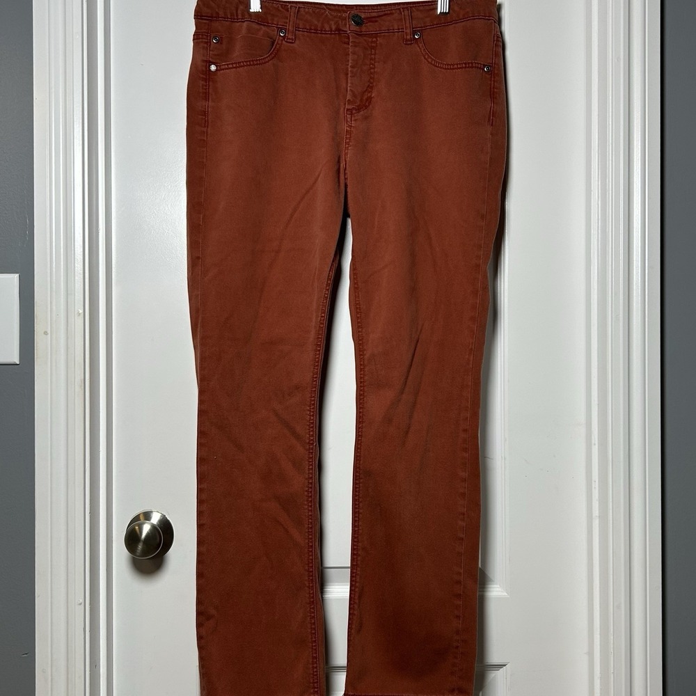 Liverpool Jeans Company Rust Sadie Straight Leg Jeans Tomato Girl 70s Boho Style